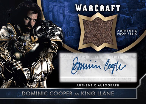 2016 Topps Warcraft Autographed Relic Mock-Up