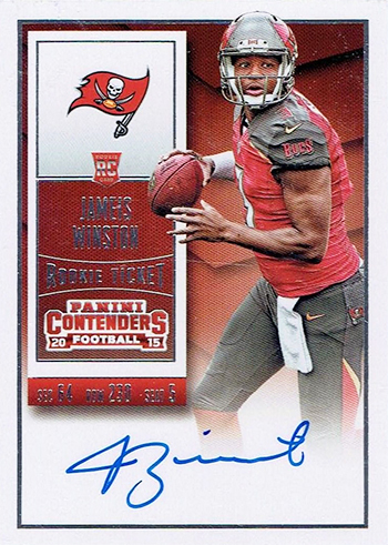 2015 Panini Contenders Jameis Winston Autograph Variation SSP