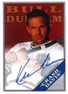 2016 Topps Archives Bull Durham Autographs Kevin Costner Crash Davis