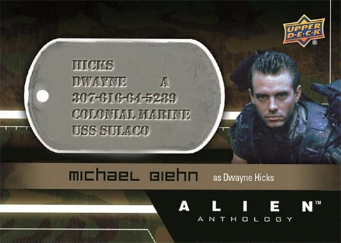 2016 Upper Deck Alien Anthology Dog Tag