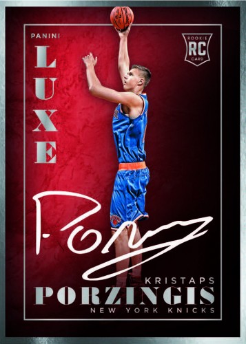 2015-16 Panini Luxe Basketball Porzingis