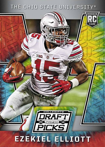2016 Panini Prizm Draft Picks Football Tie Dye Prizm