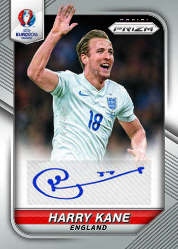 2016 Panini UEFA Euro Prizm Autographs Harry Kane