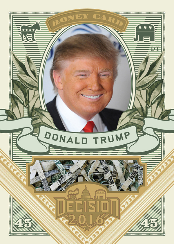 Decision 2016 Shredded Currency Donald Trump B