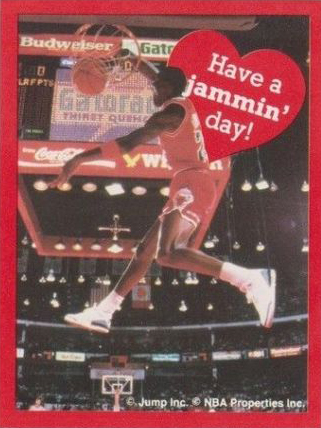 Michael Jordan Valentines Have a Jammin Day
