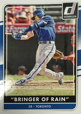 2016 D Var 47 Josh Donaldson Bringer of Rain
