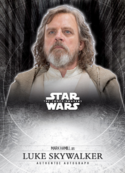 2016 Star Wars: The Force Awakens Chrome Autographs Checklist