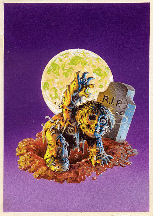Garbage Pail Kids スケッチカード Dead Ted Original Dead Ted Garbage Pail Kids Art Up for Auction