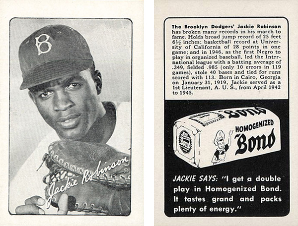1947 Bond Bread Jackie Robinson 7 DP B