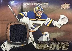 2015-16 Upper Deck Contours Show Me Some Glove