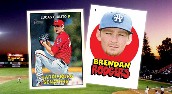 2016 Topps Heritage Minor League Baseball Header