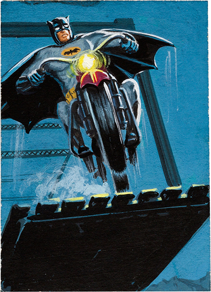 Norman Saunders, Bob Powell Topps Batman Art at Auction
