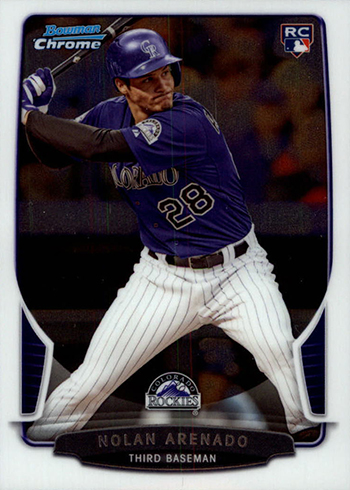 2013 Bowman Chrome Draft Nolan Arenado RC