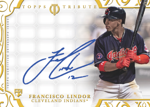 Francisco Lindor Named 2015 Topps Tribute Mystery Redemption