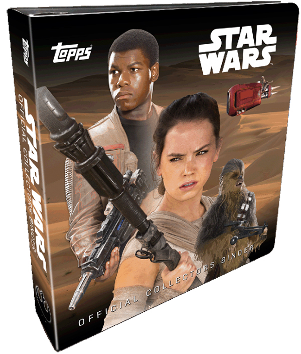 Star Wars: The Force Awakens Binders on Topps Website