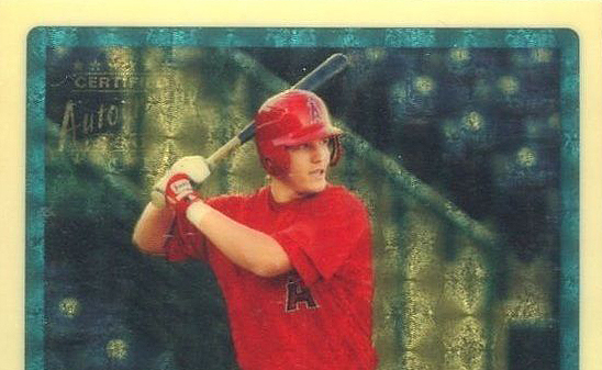 2009 Bowman Chrome Draft mike Trout Superfractor Autograph header