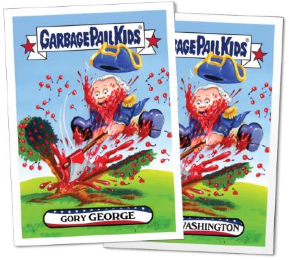 2016 Topps Garbage Pail Kids Founding Fathers Fourth of July 2 George Washington