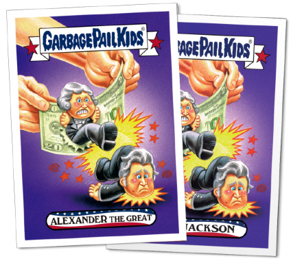 2016 Topps Garbage Pail Kids Founding Fathers Fourth of July 3 Andrew Jackson