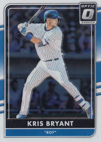2016 Donruss Optic Baseball Variations Kris Bryant