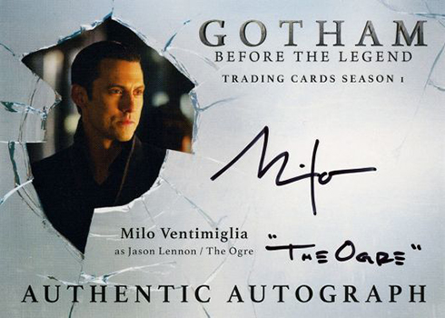 2016 Gotham Season 1 Autographs Milo Ventmiglia