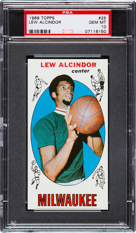 1969-70 Topps Lew Alcindor PSA 10 450