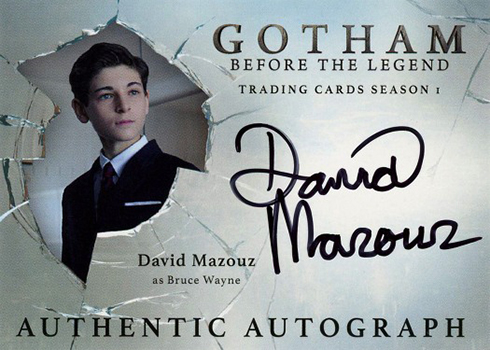 2016 Gotham Season 1 Autographs David Mazouz