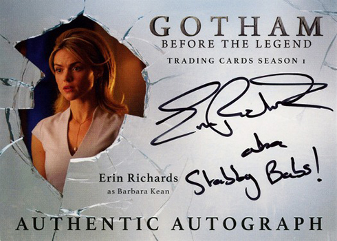 2016 Gotham Season 1 Autographs Erin Richards