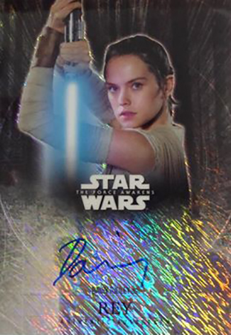 Daisy Ridley Autographs Coming to Topps Star Wars Sets