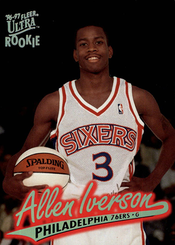Most Valuable Allen Iverson Rookie Card Rankings Most Valuable Allen Iverson Rookie Card Rankings