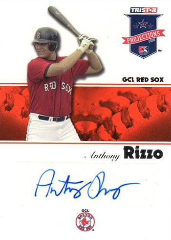 2008 Tristar PROjections Anthony Rizzo Autograph