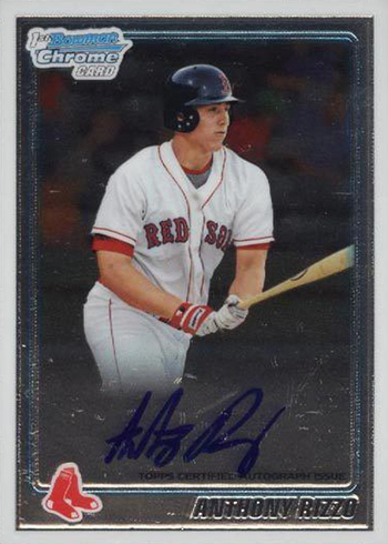 2010 Bowman Chrome Anthony Rizzo Autograph