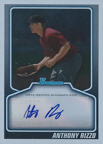 2010 Bowman Draft Anthony Rizzo Autograph