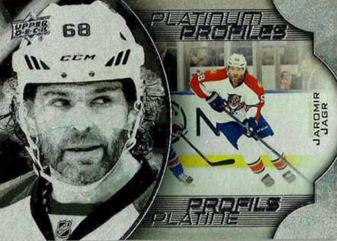 2016-17 Upper Deck Tim Hortons Hockey Platinum Portraits Jaromir Jagr