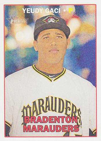 2016 Heritage MILB Error Variation Yeudy Garcai