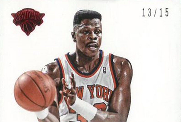 2015-16 Panini Flawless Basketball Patrick Ewing Autographs