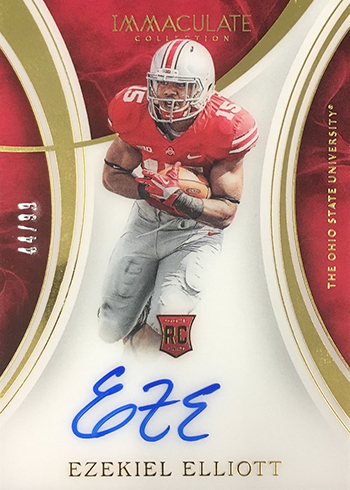 2016 Immaculate Collection Collegiate Ezekiel Elliott RC