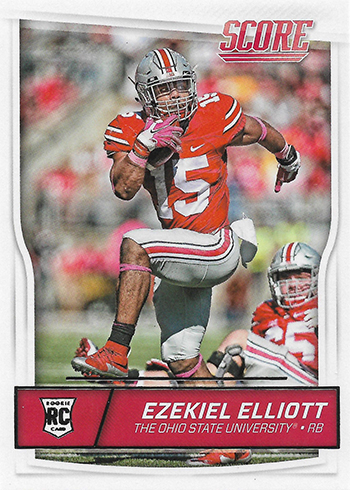 2016 Score Ezekiel Elliott RC