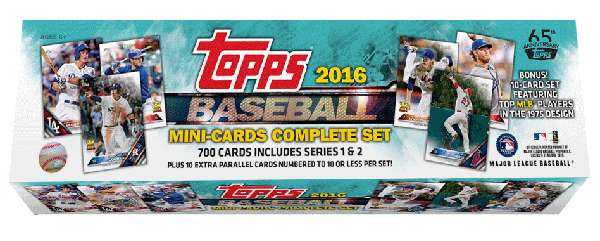 2016 Topps Mini Baseball Factory Set