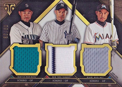 イチロー TRIPLE THREADS RELICS LEGEND イチロー TRIPLE THREADS