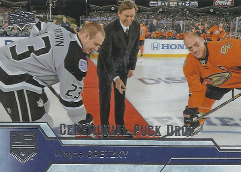 2016-17 UD Ceremonial Puck Drop CPD-9 Wayne Gretzky