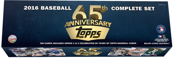 2016 Topps 65th Anniversary Factory Set
