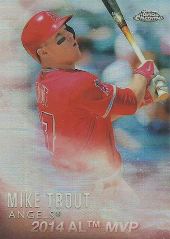 2016 Topps Baseball Mike Trout Factory Set Chrome M-2