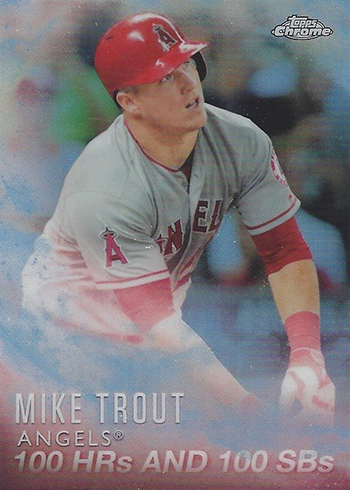 2016 Topps Baseball Mike Trout Factory Set Chrome MT-5