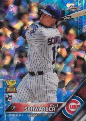 2016 Topps Chrome Blue Sapphire Kyle Schwarber