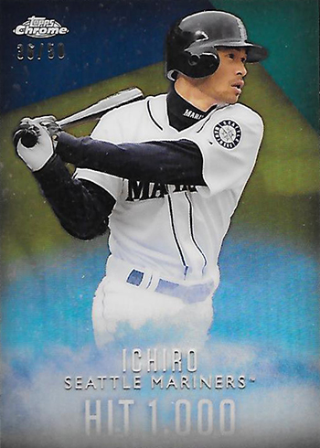 2016 Topps Factory Set Ichiro Chrome Gold