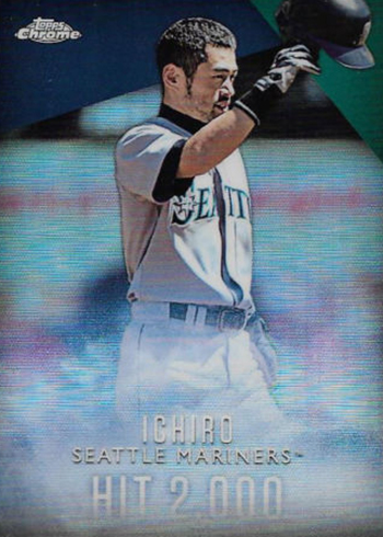2016 Topps Retail Factory Set Ichiro Chrome Refractor I-3 Hit 2000