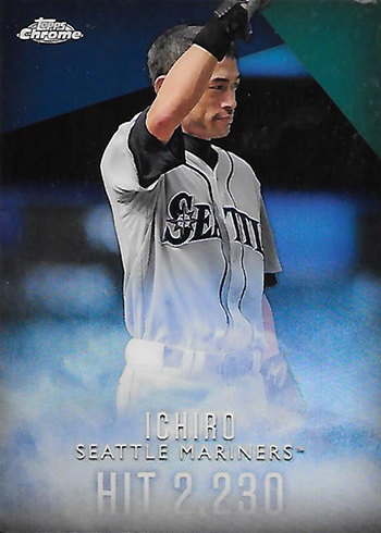 2016 Topps Retail Factory Set Ichiro Chrome Refractor I-4 Hit 2230