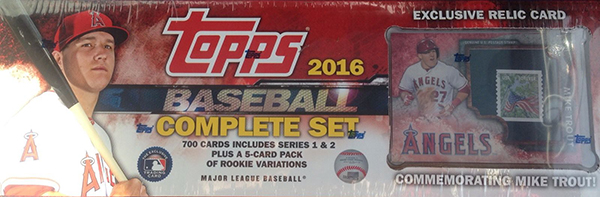 2016 Topps Walmart Factory Set