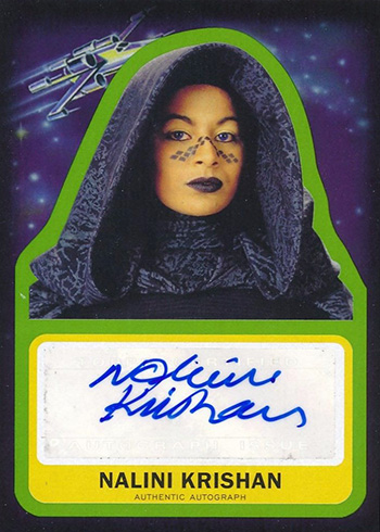 2015 Topps Star Wars Journey to the Force Awakens Autographs Nalini Krishan