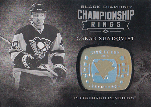 2016-17 Upper Deck Black Diamond Hockey Championship Rings